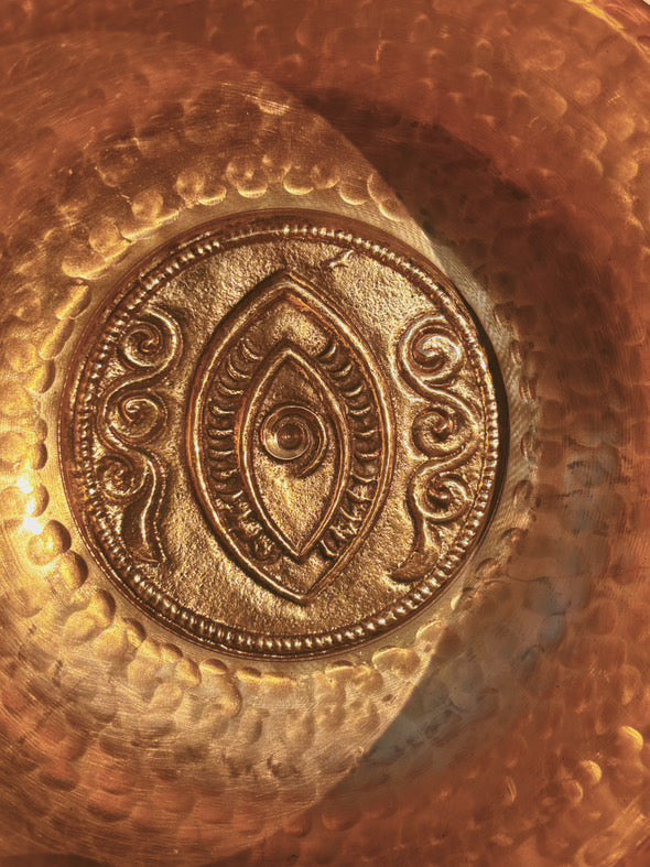 Klangschalen Set - Yoni Bowl - inkl. Ring und Schlägel - Percalada