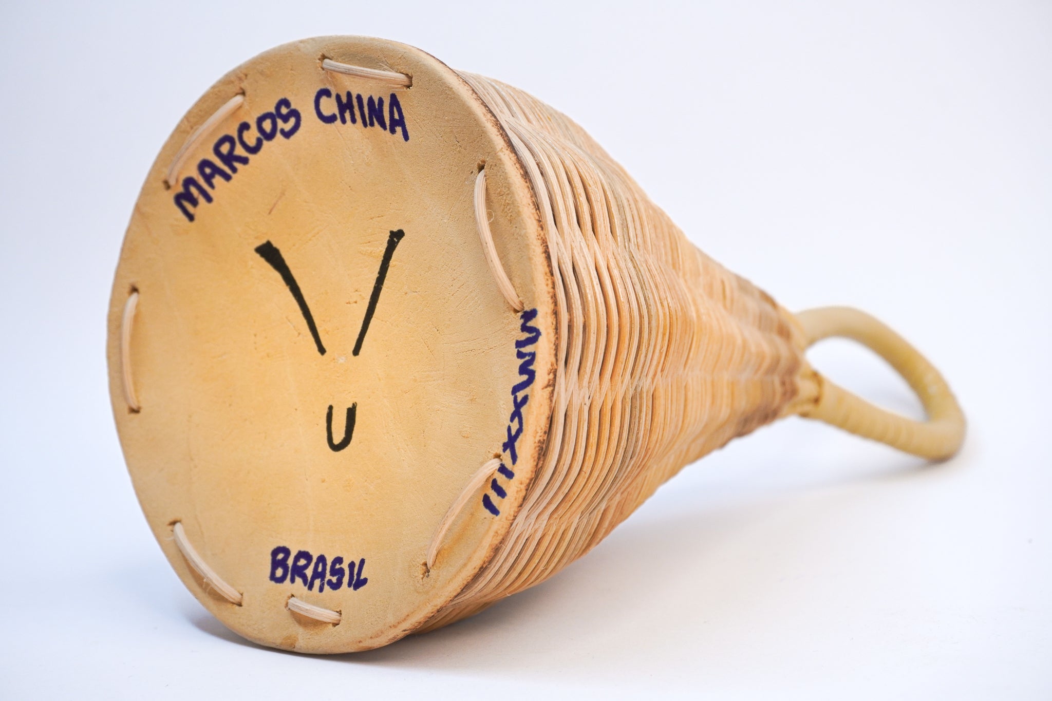 Caxixi - Naná Vasconcelos Tribute Model aus Rattan - Percalada