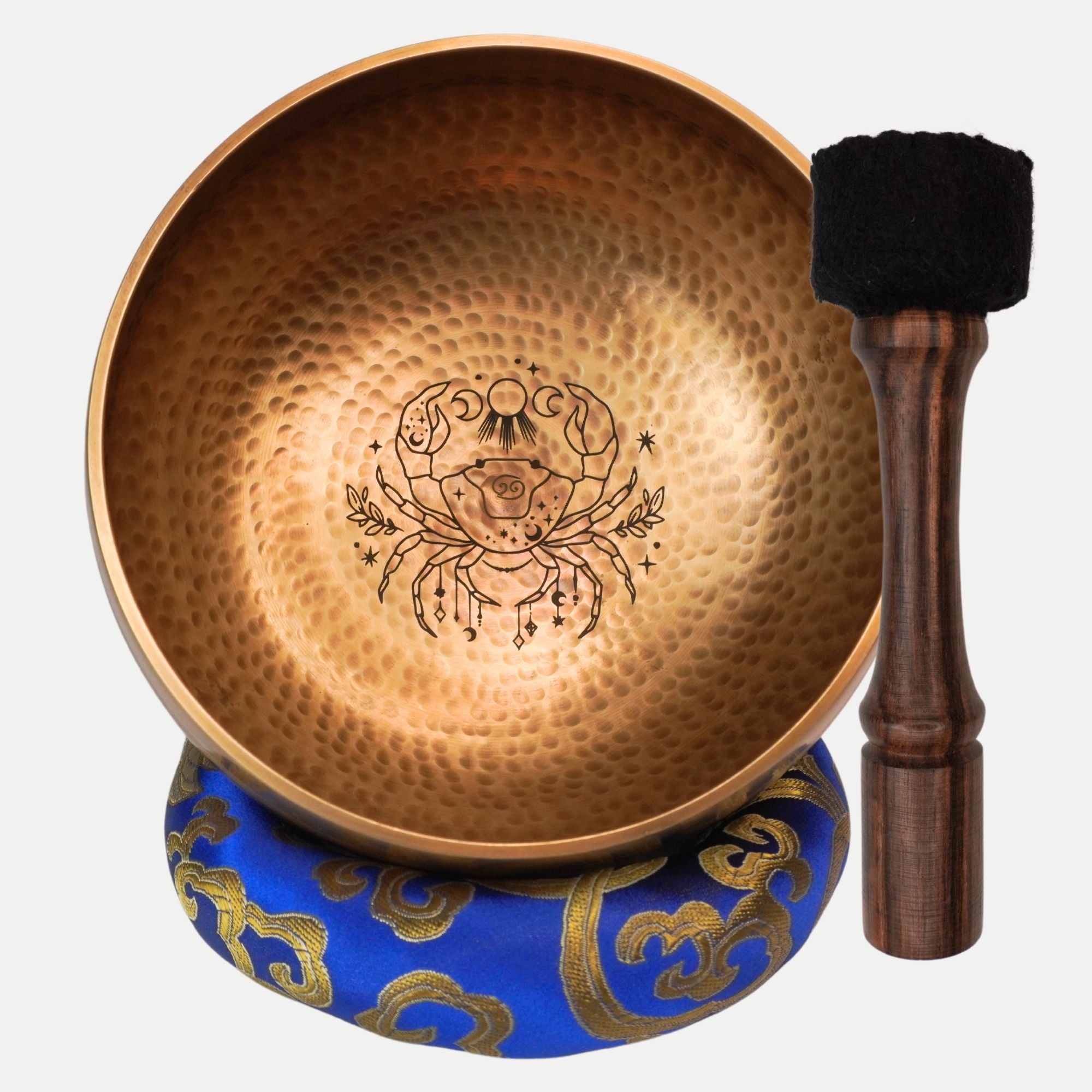 Klangschalen Set mit deinem Sternzeichen - inkl. Ring und Schlägel - Percalada