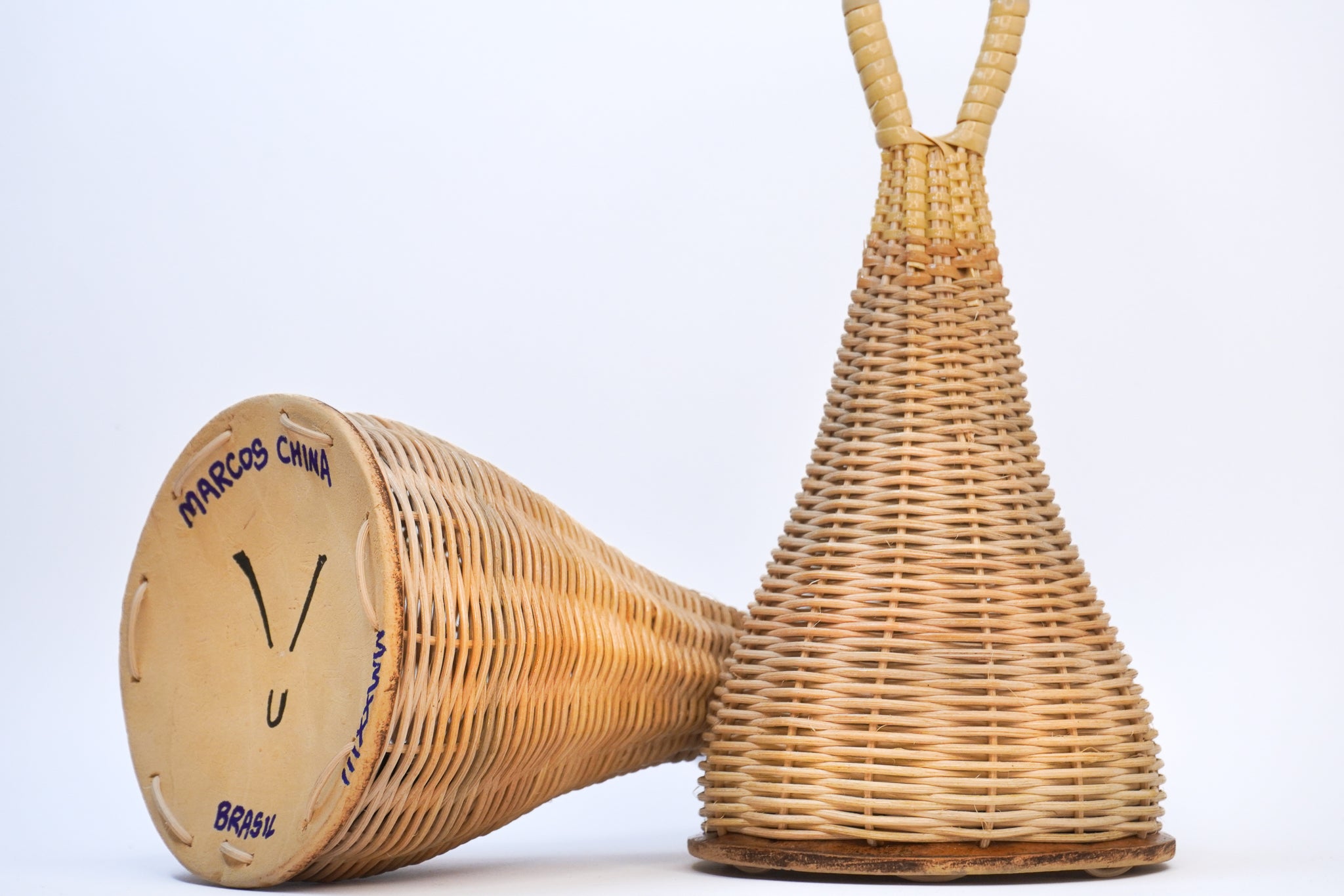 Caxixi - Naná Vasconcelos Tribute Model aus Rattan - Percalada