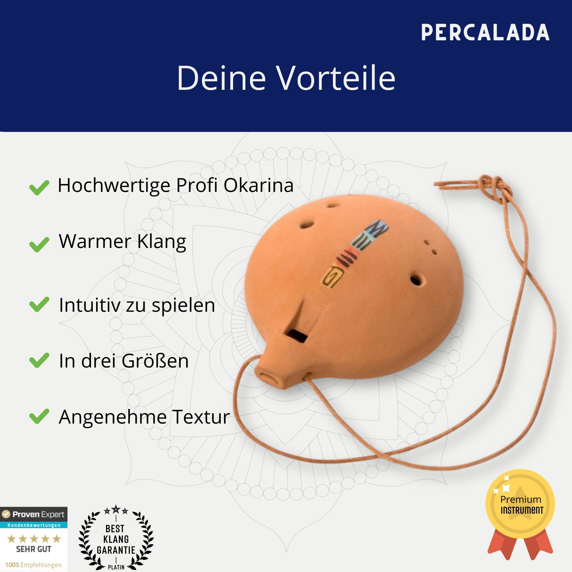 Okarina Pro – Premium Okarina mit weichem, vollem Klang