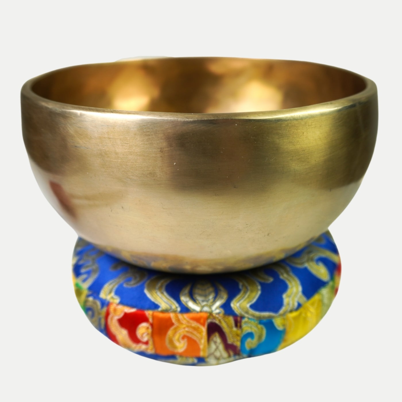 Klangschale handgeschmiedet, 7 Zoll, inklusive Kissen und Beater - Percalada