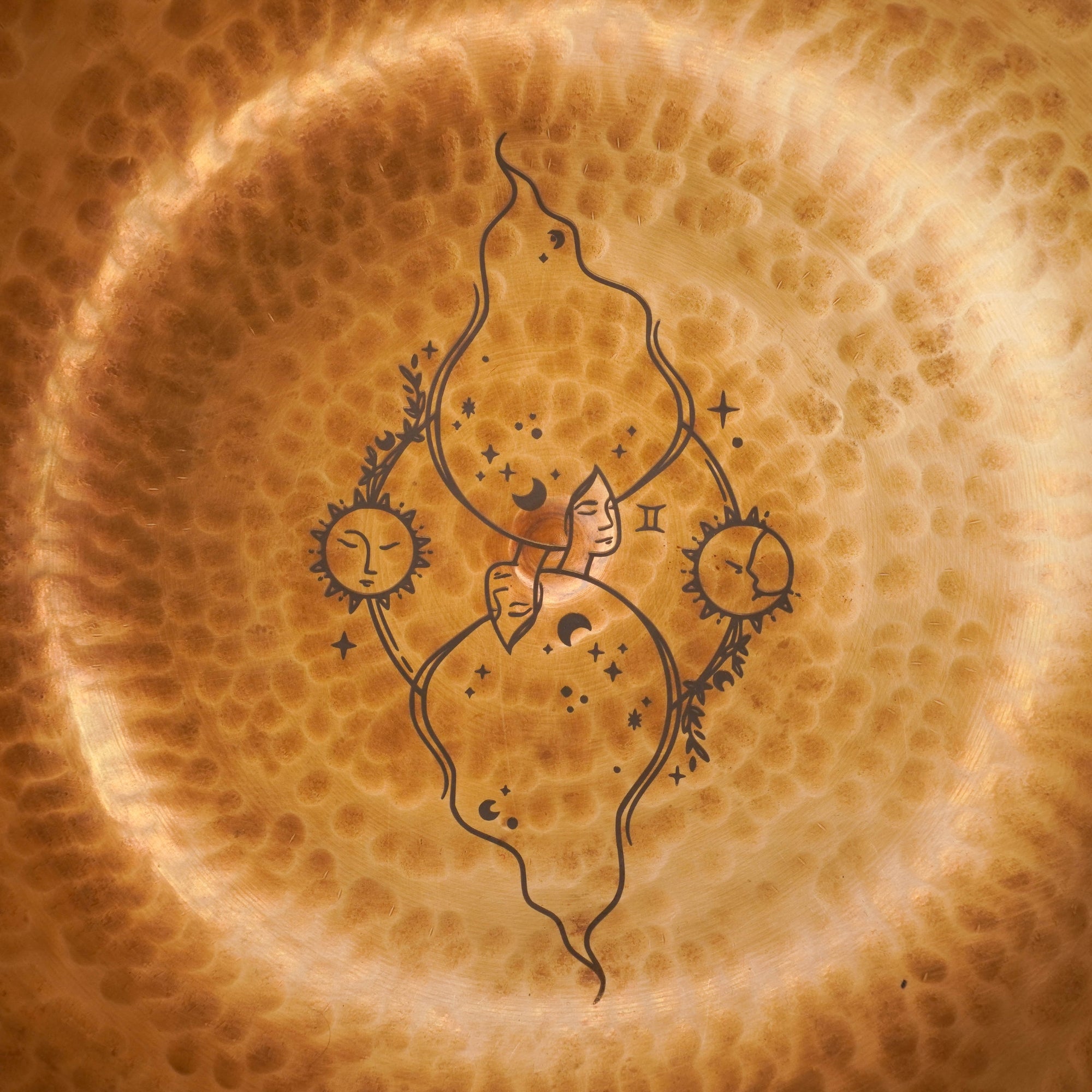 Klangschalen Set mit deinem Sternzeichen - inkl. Ring und Schlägel - Percalada