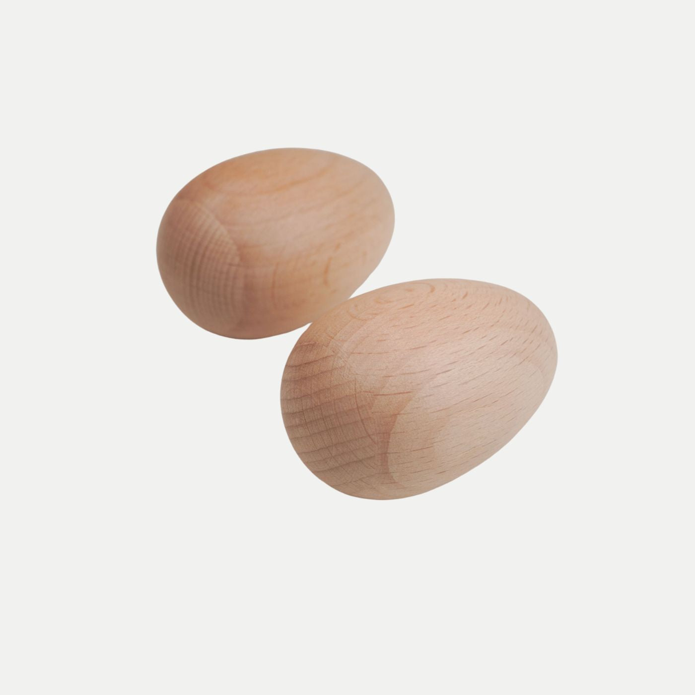 Shaker Eier Set aus hellem Holz - Percalada