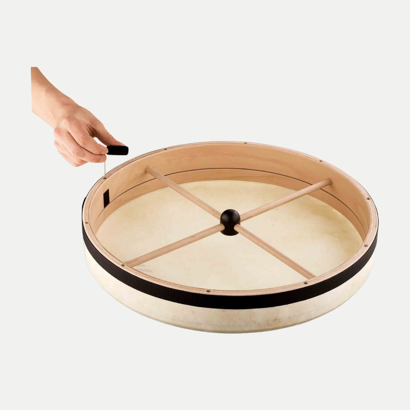 Professionelle 50-cm Frame Drum mit gedämpften Obertönen – Soundhealing Drum für Yoga, Ritual und Healing Sessions