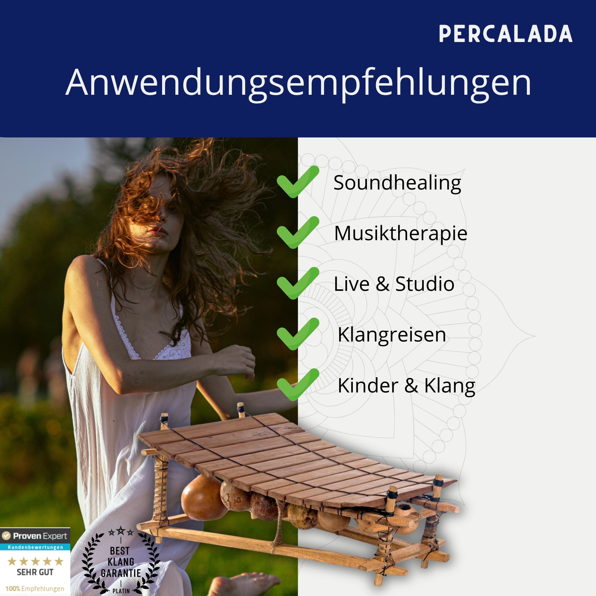 Handgefertigtes Balafon mit Kalebassen – authentischer Klang aus Westafrika