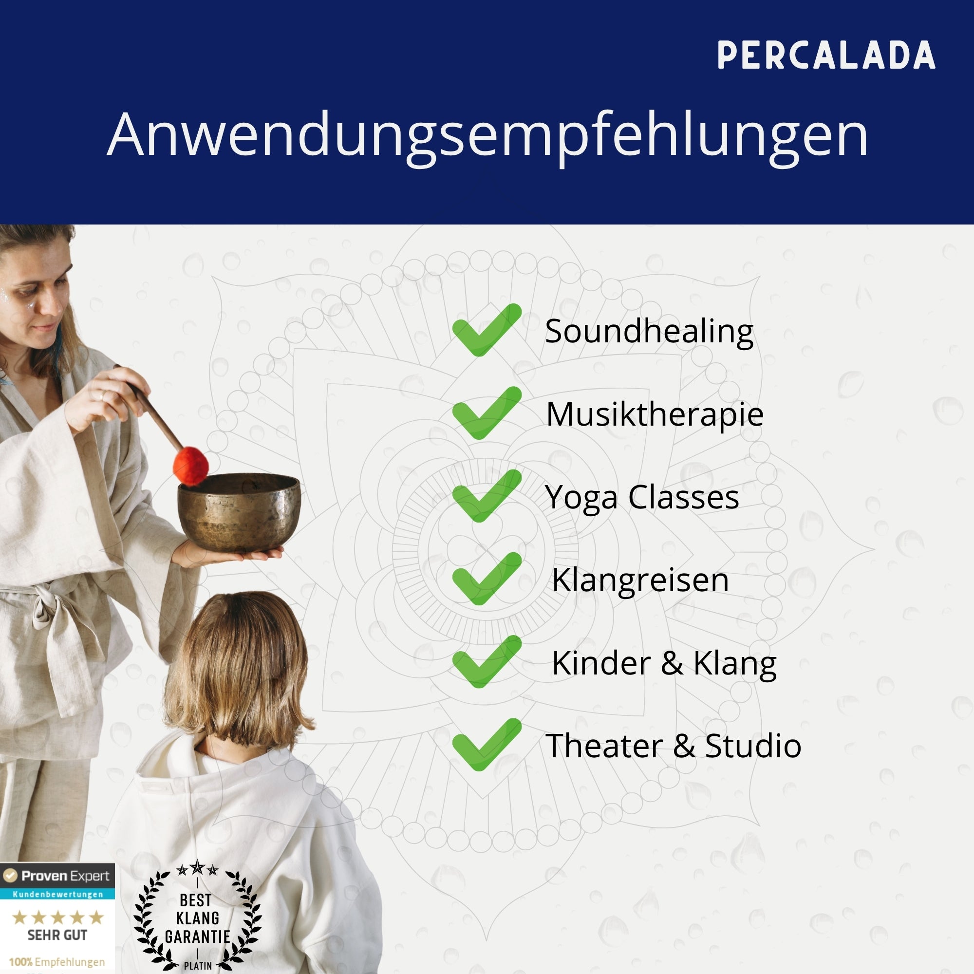 Meditative Raindisk OHM, 30cm Ø - Fühl den Klang des Regens