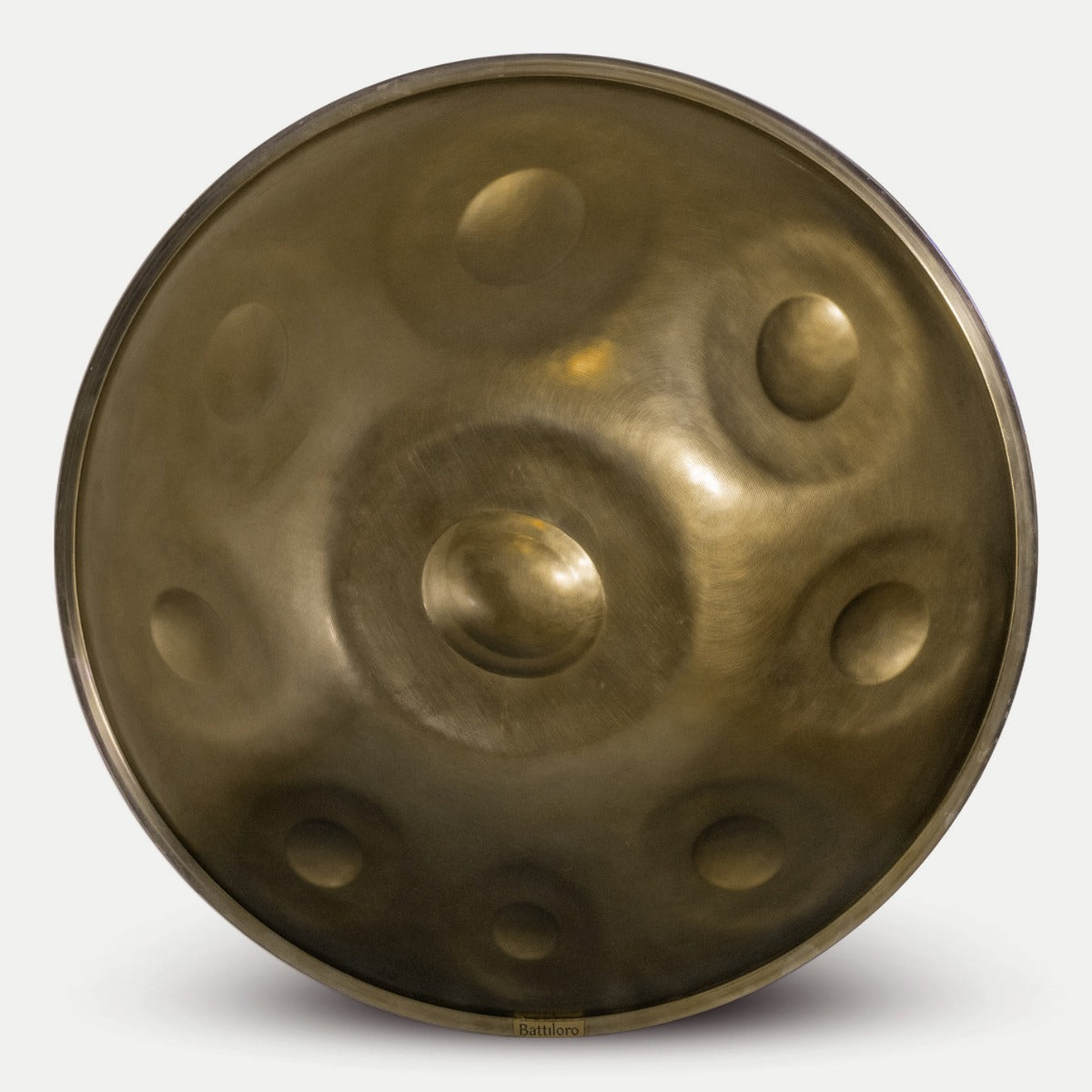 Battiloro Noreia – Handpan A2 Celtic Minor (Amara), 432 Hz Edelstahl, handgefertigt in Italien