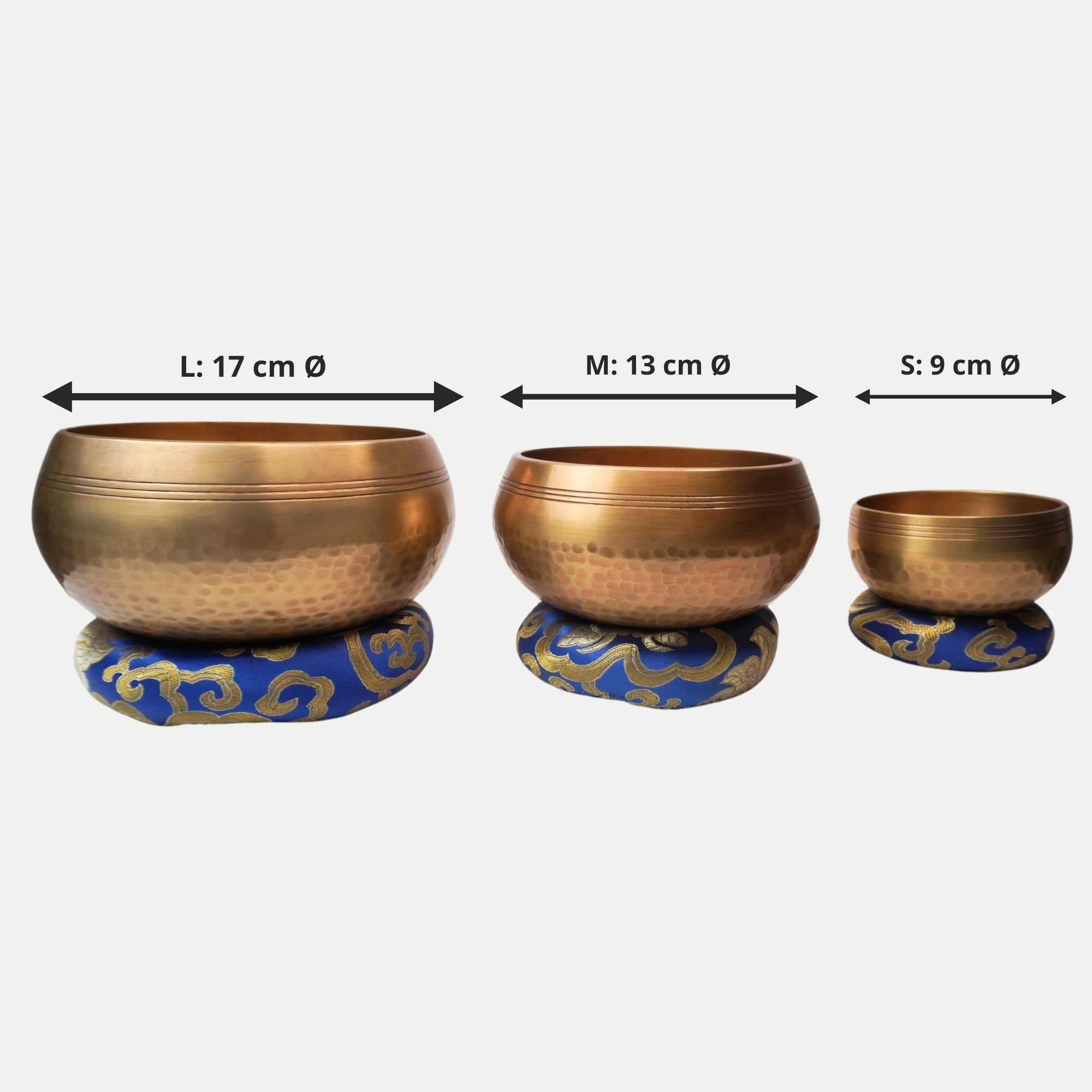 Singing bowl set with your zodiac sign - incl. ring and mallet