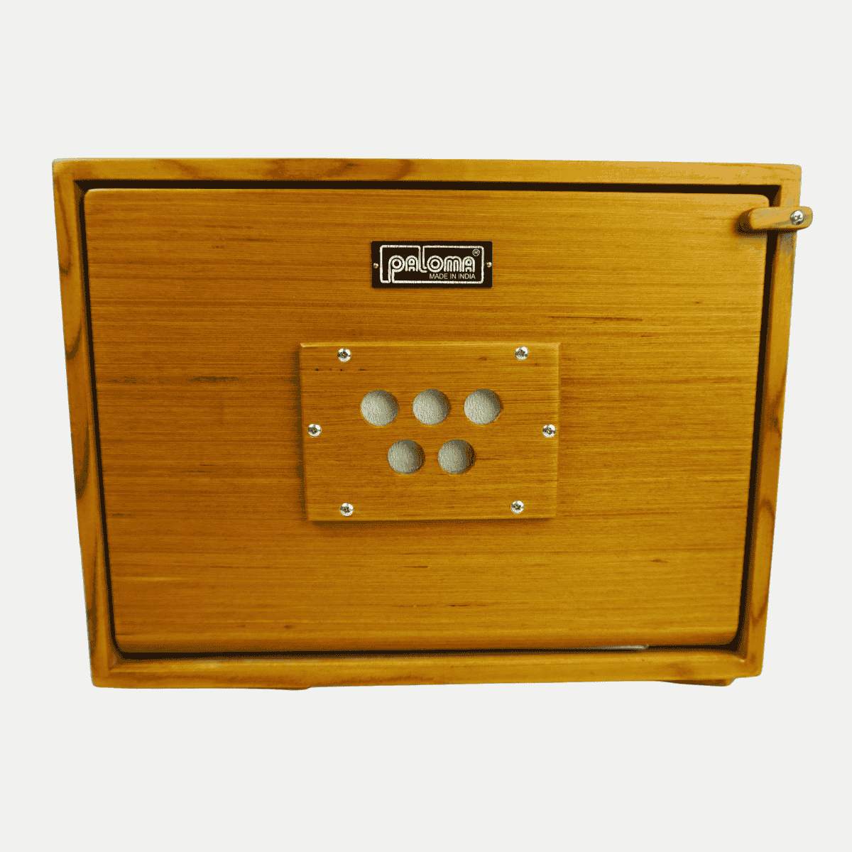 Shrutibox aus edlem Teakholz - Feine Edition, inkl. Tasche