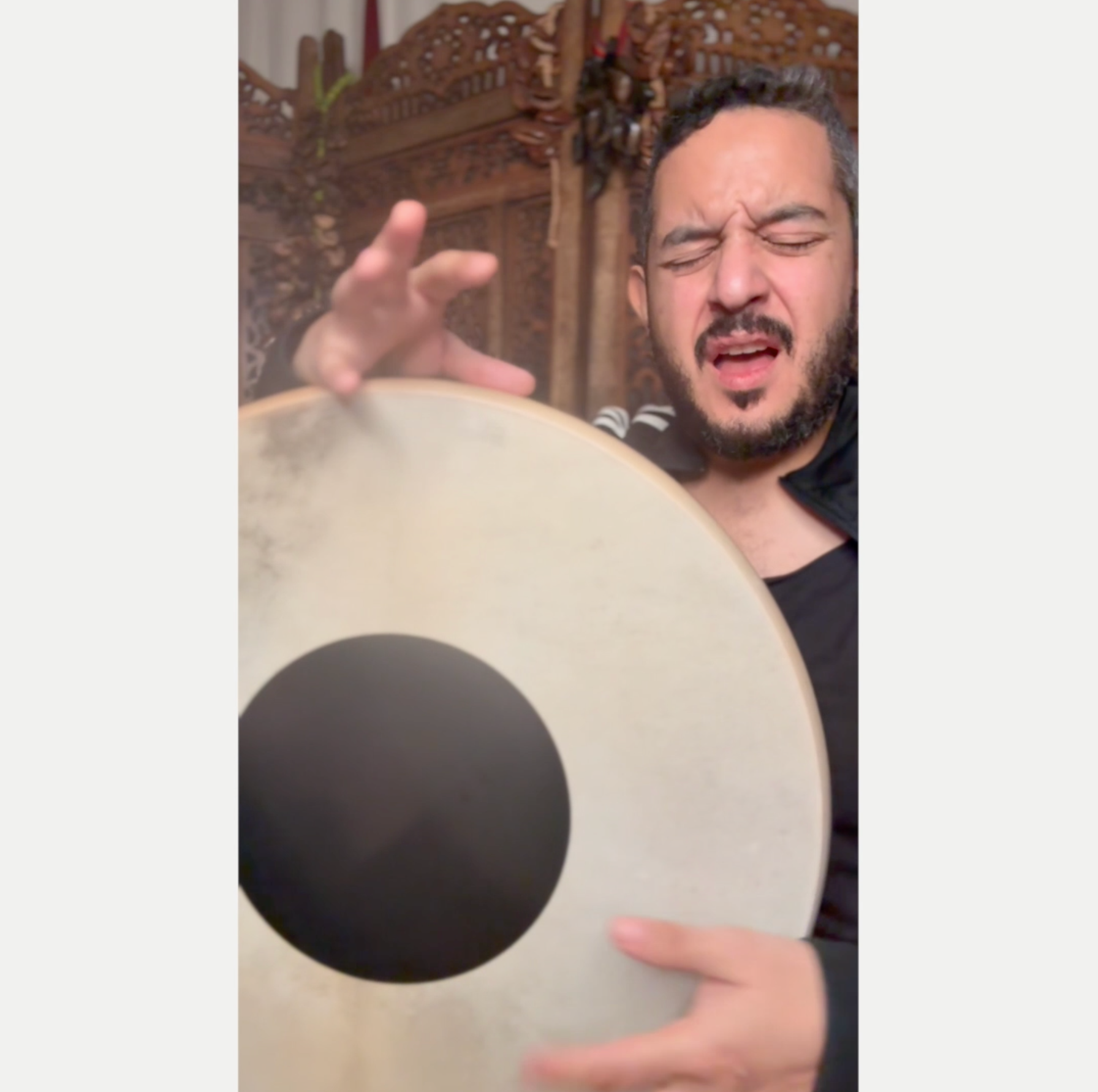 Schlagwerk RTS51D Frame Drum Black Dot